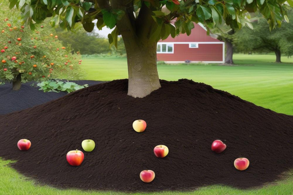 Boost Apple Tree Growth: The Essential Guide To Using Mulch And Compost